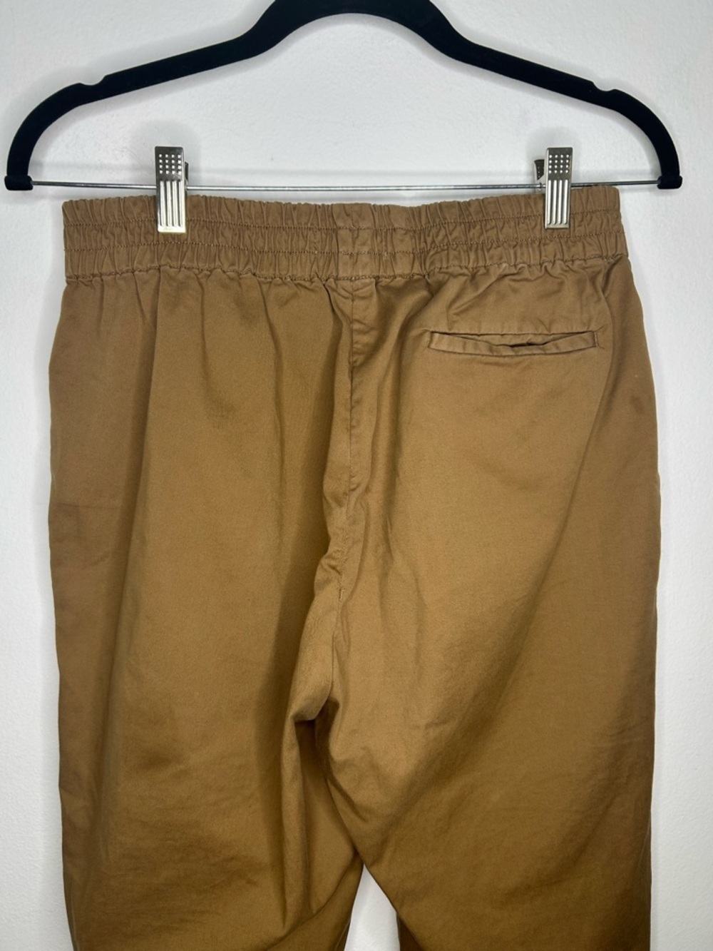 Everlane The Easy Pull On Brown Cotton Women's Chino Pants, Size 6 - Picture 6 of 9